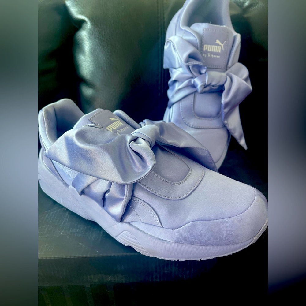 Puma x Fenty Collab- Bow Lavender Shoes